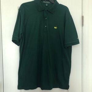Masters Green Logo Polo Shirt